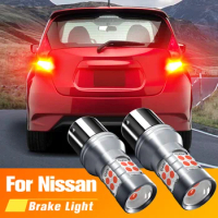 2x LED Brake Light Lamp P21/5W 1157 BAY15D Canbus For Nissan Versa X-Trail T30 Murano Z50 Navara NP300 Almera Pathfinder 3 R51
