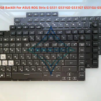 New Russian LATIN French FR Spanish RGB Backlit For ASUS ROG Strix G G531 G531GD G531GT G531GW G15 G512 G512LV G512LW Keyboard