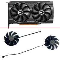 Cooling Fan For EVGA RTX3060 RTX3060 TI RTX3050 XC BLACK GAMING Graphics card fan replacement 87MM 4PIN PLD09220S12H 0.55A GPU