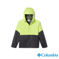Columbia哥倫比亞 童款-Hikebound Omni-Tech防水連帽外套-黃綠色 -USB66470YG/HF