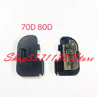 2PCS NEW Battery Cover Door Lid Case For Canon EOS 70D 80D Camera Replacement
