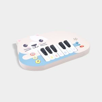 迷你木製小鋼琴 - 貓咪