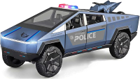 Cyber Truck Toy Trucks Cars Cybertquad Alloy Die-cast Truck 1/32 Toy Cars Race with Sound and Light