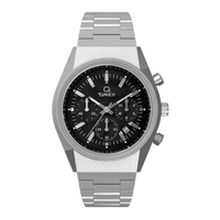 นาฬิกาข้อมือผู้ชาย รุ่น  TW2Y34800 Q Timex  Falcon Eye Chronograph , สีเงิน