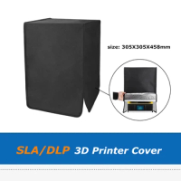 SLA DLP Machine 305*305*458mm Fireproof PVC Enclosure Protection Cover Tent For 8.9inch Elegoo Saturn 3D Printer Parts