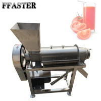 Spiral Screw Blueberry Fruit Garlic Ginger Apple Juice Making Machine Extractor Watermelon Juicer With Breaker