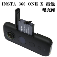 勁碼 INSTA 360 ONE X 雙充電池組 充電器 + 電池 雙槽 電池充電器 USB