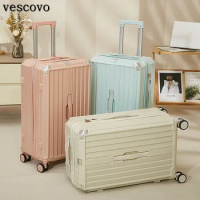 Vescovo 20"22"24"26"28Inch Fashion Suitcase Spinner 30Inch High Capacity Rolling Luggage Bag Trolley On Wheels