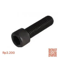 BAUT BAJA L M8x60mm (BAUT KUNCI 12 PANJANG 6CM) ISI 2 PCS