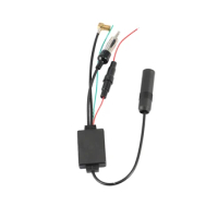 FM/AM DAB + Car Antenna Aerial Splitter Cable Adapter Radio Signal Amplifier Antenna Signal Booster 88-108Mhz