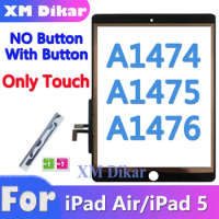 New For iPad Air 1 iPad 5 LCD Outer Touch Screen Digitizer Front Sensor Glass Display Touch Panel Replacement A1474 A1475 A1476