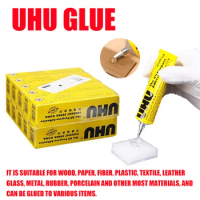 7/20/35/125ML UHU Super Glue Multifunctional Soft Super glue FOR MOOD textile porcelain pape metal r