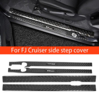 Side Step Cover For Toyota FJ Cruiser Running Boards Protection 304 Stainless Steel FJ Cruiser Door Steps Interior Accessories