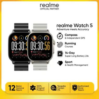 realme Watch 5 | Compass & Independent GPS | 460mAh 14-day Battery Life | Accurate Sports & Health T