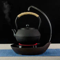Electric pottery stove tea stove automatic water dispenser iron pot tea maker pure handmade teapot electric pottery stove set