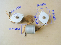 20步進電機 二相四線 20MM 步進電機 步進馬達 圓 微型 全新 電機