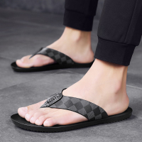 [HDLY] [Ready Stock] รองเท้าแตะลำลองผู้ชายหนังวัวแท้สไตล์แฟชั่น Flip-Flops