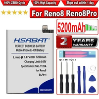 HSABAT 5200mAh BLP911 Battery for Reno8 Reno8Pro Realme V25 realme 9i RMX3491