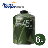 【妙管家】 高山瓦斯罐 450g  HKCG-450 6入組