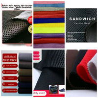 Kain jaring doublemes kain double mesh kain bahan kursi bahan rompi bahan topi kain jaring Sandwich 