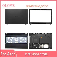 New Original For Acer 5750 5750G 5750Z Laptop LCD Back Cover Front Bezel Upper Palmrest Bottom Base Case Keyboard Hinges
