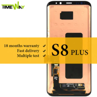 6.2 Inch For Samsung S8 Plus LCD Dispaly Super AMOLED With Touch Screen Assembly For Samsung S8 Plus G955 Screen