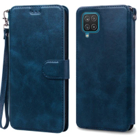 A12 Case For Samsung Galaxy A12 Case A125F Leather Flip Wallet Case For Samsung Galaxy A12 Case Phone Cover Coque Fundas Shell