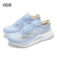 adidas 慢跑鞋 Adizero Boston 12 W 女鞋 藍 銀 輕量 碳纖維 馬牌大底 運動鞋 愛迪達 JP7914