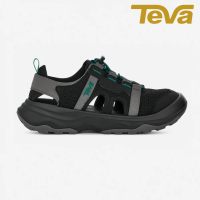 【TEVA】Out Flow CT 女 護趾水路機能涼鞋拖鞋/雨鞋/水鞋 黑灰(TV1134364BCKG)