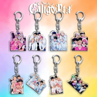 พวงกุญแจอะคริลิค Kpop PLAVE ตัวการ์ตูน 5 ซม. อัลบั้ม Caligo Pt.1 NOAH YEJUN BAMBY EUNHO HAMIN พวงกุญ