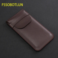 FSSOBOTLUN,For OnePlus 7 Pro Handmade Phone Sleeve Case Pouch Bag Microfiber Leather Protective Cover Case For OnePlus 7