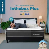 Kasur Spring Bed IN THE BOX PLUS (Plush Top) - FREE Bantal 160 x 200