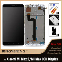 Original For Xiaomi Mi Max 2 LCD Display Screen Touch Digitizer Assembly For 6.44 inch Xiaomi Mi Max 1 Phone With Frame Replace