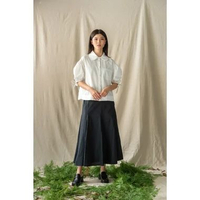 Enchantress Puffy Sleeve Shirt Buttermilk ML