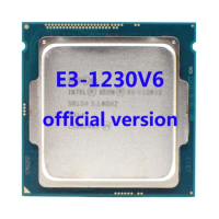 E3-1230V6 Official Verasion CPU Xeon rocessor 3.5Ghz 4-Core 8M TPD 72W FCLGA1151 For E3 V5 Motherboard