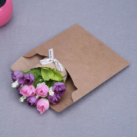 50pcs Window Envelopes Retro Chic Invitation Envelope Stationary Storage Message Card Letter Accesso
