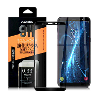 NISDA Samsung Galaxy J8  滿版鋼化玻璃保護貼- 黑