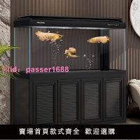 閩江大型魚缸超白玻璃水族箱專業級底過濾生態免換水家用客廳魚缸