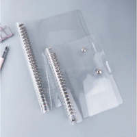 Binder PVC Transparan A5 B5 / Map binder Ring BESI 20 dan 26 lubang