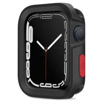 Rugged Case Compatible with Apple Watch Series 9/8/7/6/5/4 40mm/41mm/44mm/45mm,Soft TPU Drop Proof Protective Cover for iWatch