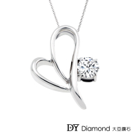 DY Diamond 大亞鑽石 18K金 0.50克拉 D/VS1 心型造型鑽墜