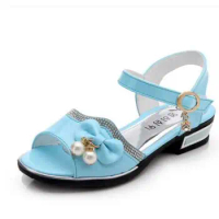 New color children shoes girls shoes princess shoes fashion girls sandals kids designer single shoes summer new girls sandals