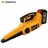 Cordless Chainsaw Mini 8 Inch Brushless Pruning Cordless Chain Saw Mini Chainsaw Tree Logging Trimming Saw Wood Cutting