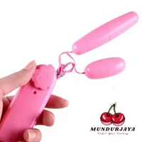 Egg Massager Sensual Dengan 2 Kepala Getar Pleasure device Personal Massager