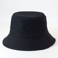 全城熱賣 - 黑色漁夫帽男潮流夏天遮陽防曬帽子日系早春秋女盆帽韓版百搭休閒