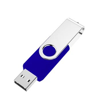 2023 New Fashion Rotate Metal Usb Flash Drive 4GB 8GB 16GB 32GB 128GB 256GB U Disk Memory Card Storage USB