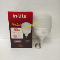 LAMPU LED BULB CAPSULE INLITE IN LITE INBC002 50WATT 50W VALUE PUTIH
