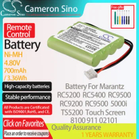 CameronSino Battery for Marantz RC5200 RC5400 RC9200 RC9500 5000i TS5200 fits Marantz 8100 911 02101 Remote Control battery