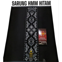 New Sarung Tenun Samarinda merek Hmm khusus hitam dan putih