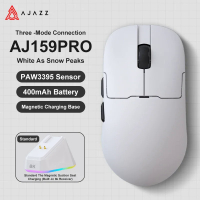 [Hot] ajazz aj159 pro wireless gaming mouse paw3395 56g lightweight dpi26000 pro series with magneti